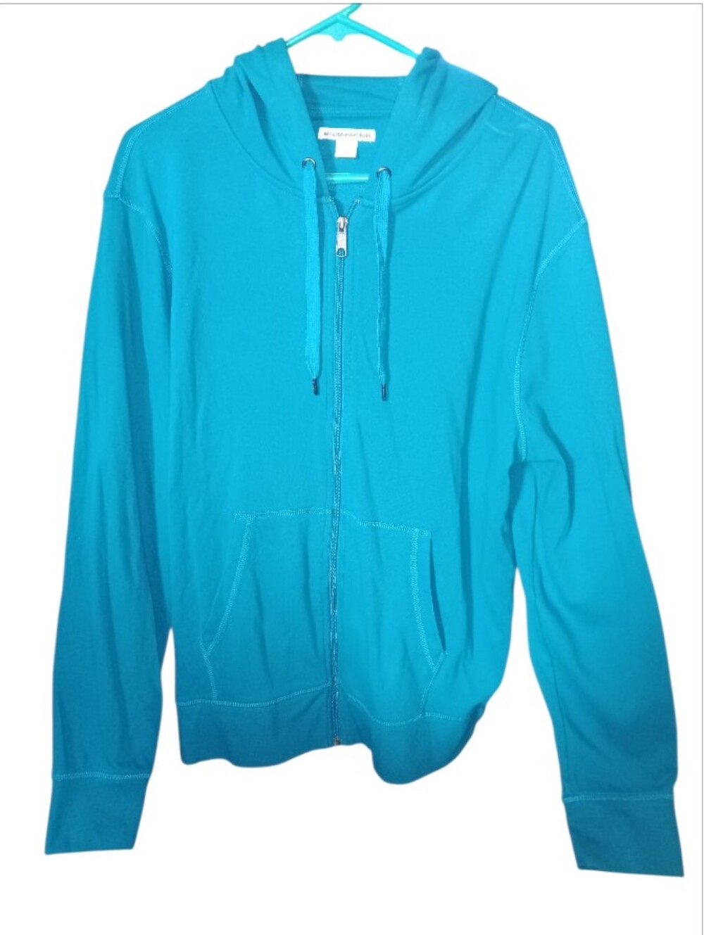 Amazon Essentials Bright Teal Full Zip-Up Hoodie